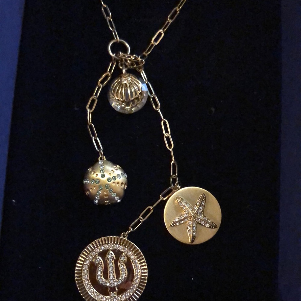 Swarovski necklace ocean themed. NWT